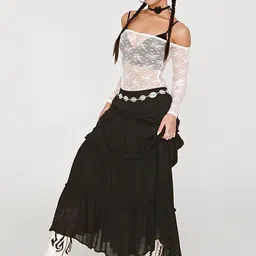 LULU & SKY Tiered Maxi Skirts-picture-21