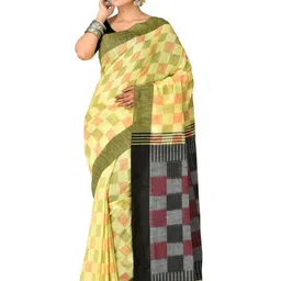 Crochetin Woven Design Pure Cotton Saree-picture-15