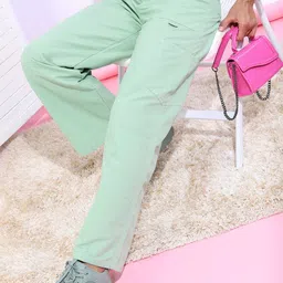 Tokyo Talkies Women Dad Fit Clean Look Jeans-image-5