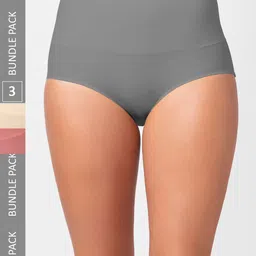 FashionRack Women Pack Of 3 Assorted Hipster Briefs-picture-15