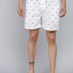 SEPHANI Printed Cotton Boxer BX-SHOE-WHT-M-picture-35