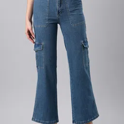 SHOWOFF Women Clean Look Mid-Rise Straight Fit Stretchable Jeans-picture-11