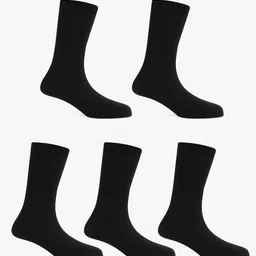 TOFFCRAFT Men Pack Of 5 Cotton Anti-Odour Calf Length Socks-picture-33