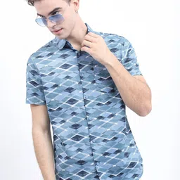 KETCH Men Slim Fit Printed Casual Cotton Shirt-picture-40