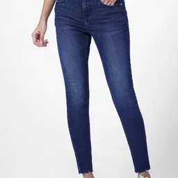 ONLY Women Blue Skinny Fit Light Fade Jeans-image-63