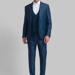 Raymond Men Single Breasted Three Piece Formal Suit-picture-37