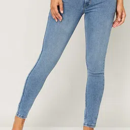 Xpose Women Blue Comfort Slim Fit Stretchable Jeans-image-17
