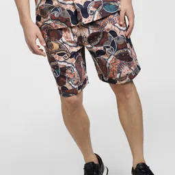 Jack & Jones Men Printed Cotton High-Rise Shorts-picture-26