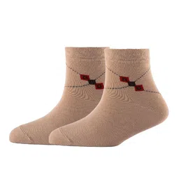 Cotstyle Men Pack Of 2 Patterned Cotton Ankle Length Socks-picture-38