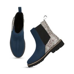 yoho Women Mid Top Printed Chelsea Boots-picture-23
