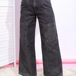 Tokyo Talkies Women Grey Straight Fit Clean look Jeans-image-31