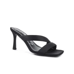 London Rag Black Party Sandals-image-1