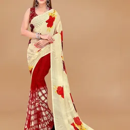 moda rapido ANAND SAREES Floral Printed Saree-picture-18