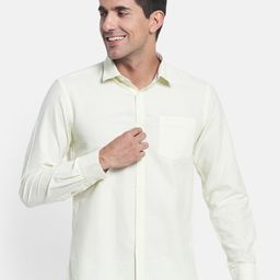 METTLE Men Lemon  Cotton  Casual Shirt-picture-13