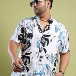 Instafab Plus Size Graphic Printed Classic Regular Fit Casual Shirt-picture-11