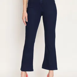 BAESD Women Jean Bootcut High-Rise Stretchable Jeans-image-13