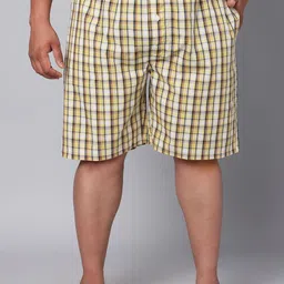 URBAN SCOTTISH  Plus Size Checked Pure Cotton Boxers USBX127-picture-15