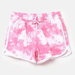 United Colors of Benetton Kids Girls Tie & Dye Printed Regular Shorts-picture-45