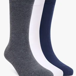 TOFFCRAFT Men Pack Of 3 Cotton Anti-Odour Crew-Length Socks-picture-24