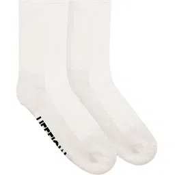 Heelium Unisex White Pack of 2 Bamboo Diabetic Calf-Length Socks-picture-37