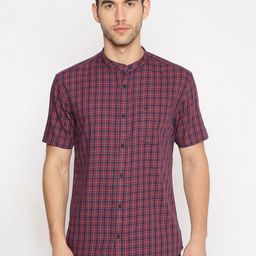 SHOWOFF Comfort Opaque Checked Casual Shirt-picture-42