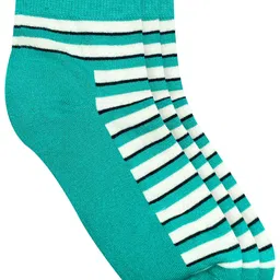 Heelium Men Pack Of 3 Striped Ankle-Length Socks-picture-15
