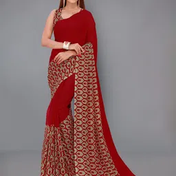 moda rapido ANAND SAREES Floral Printed Saree-picture-40