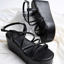 Shoetopia Strappy Flatform Heels-picture-39