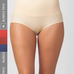 FashionRack Women Pack Of 4 Assorted Hipster Briefs-picture-3