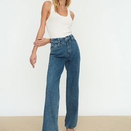 Trendyol Women Blue Jeans-image-8