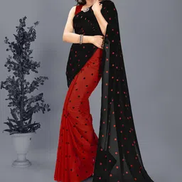 moda rapido ANAND SAREES Polka Dot Saree-picture-10