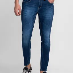 SPYKAR Men Blue Slim Fit Light Fade Jeans-image-73