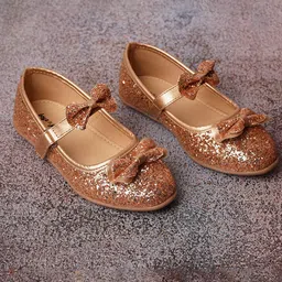 BOYZ N GALZ Girls Embellished Party Ballerinas with Bows Flats-picture-25