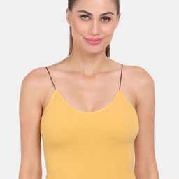 Amour Secret Women Yellow Solid Padded Camisoles-picture-16