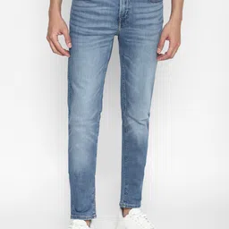AMERICAN EAGLE OUTFITTERS Men Blue Skinny Fit Heavy Fade Jeans-picture-27