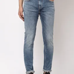 Red Tape Men Blue Skinny Fit Heavy Fade Jeans-image-36