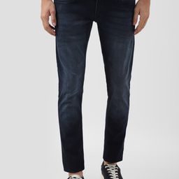 Peter England Casuals Men Skinny Fit Mid-Rise Dark Shade Clean Look Stretchable Jeans-picture-26