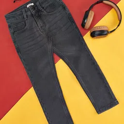 Pantaloons Junior Boys Mid-Rise Light Fade Clean Look Stretchable Jeans image 1