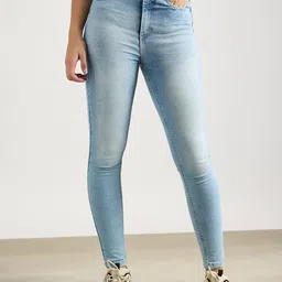 FREAKINS Women Skinny Fit High-Rise Heavy Fade Cotton Jeans-picture-38