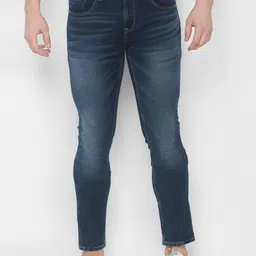 SPYKAR Men Blue Skinny Fit Low-Rise Light Fade Jeans-picture-17