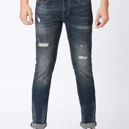 Pepe Jeans Men Mildly Distressed Mid Rise Heavy Fade Cotton Jeans-picture-39