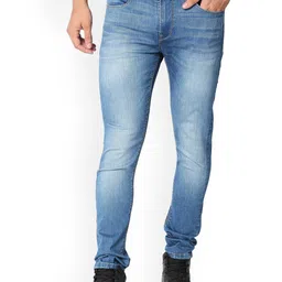 Pepe Jeans Men Blue Slim Fit Clean Look Heavy Fade Stretchable Jeans-picture-12