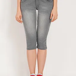 MM-21 Women Skinny Fit Mid-Rise Denim Capris-picture-29