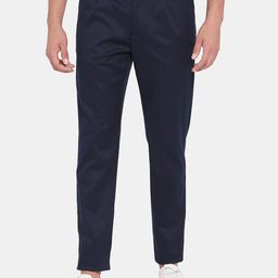 Blackberrys Men Navy Blue Comfort Trousers-picture-33