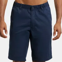 Jockey Men Navy Blue Solid Regular Fit Shorts-picture-19