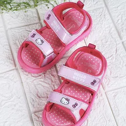 Kids Ville Girls Kitty Printed Comfort Sandals-picture-40