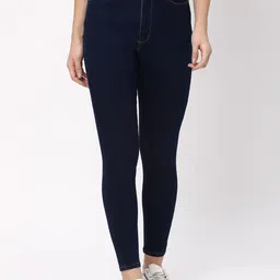R&B Women Skinny Fit Slash Knee Jeans-picture-29