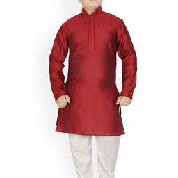 SG YUVRAJ Boys Woven Design Regular Kurta With Pyjamas-picture-33
