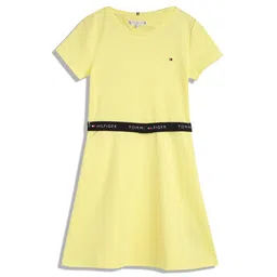 Tommy Hilfiger Girls Round Neck A-Line Dress-picture-39