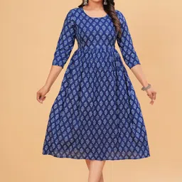 BAESD Women Ethnic Motifs Printed Maternity A-Line Ethnic Dresses-picture-25